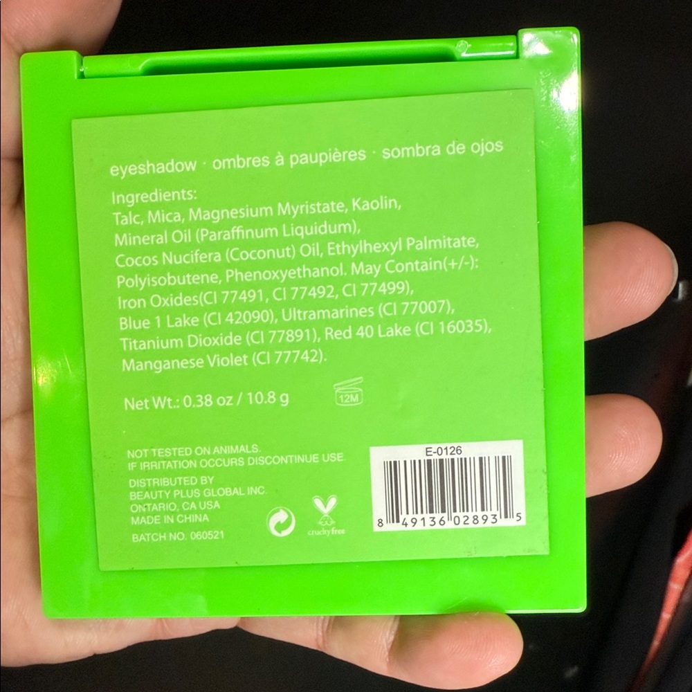 City Color Green Eyeshadow Palette - Picture 3 of 3